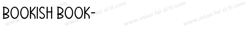 bookish book字体转换